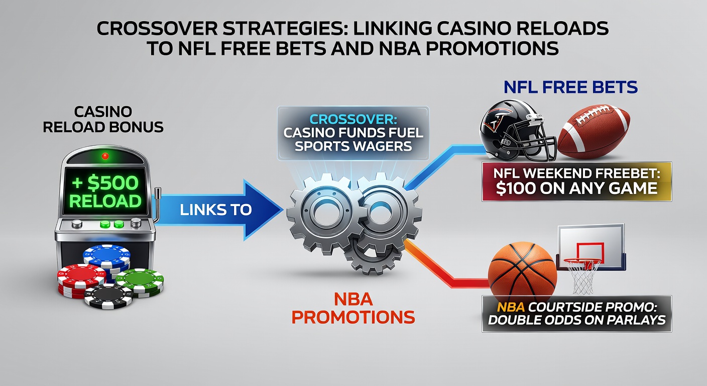 Close-up of betting app interface showing active casino reload bonus linked to NBA playoff free bet offer