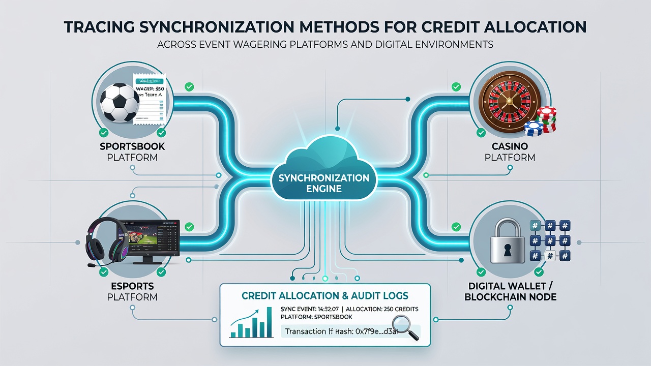 Flowchart illustrating API-based credit synchronization process in wagering and entertainment platforms