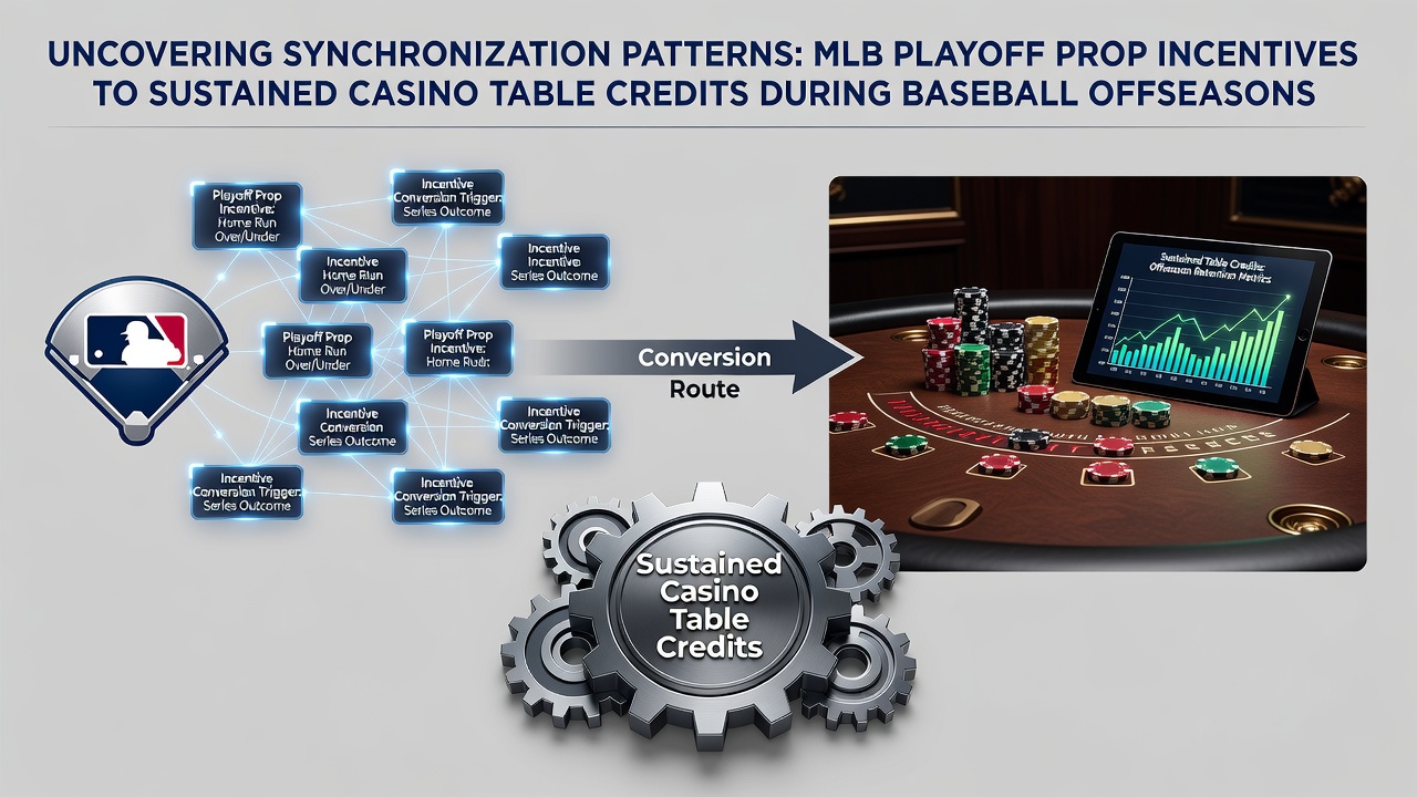 MLB playoff prop incentives transitioning into casino table credit systems across seasonal cycles